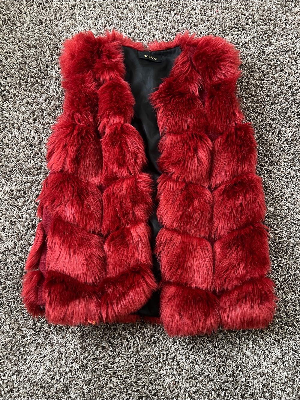Red Faux Fur Vest - Luxurious Women's Outerwear